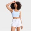 Women's Scalloped Edge Pajama Shorts - Auden™ - 3 of 3
