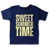 The Juniper Shop Sweet Summer Time Block Distressed Toddler Short Sleeve Tee - 2 of 4