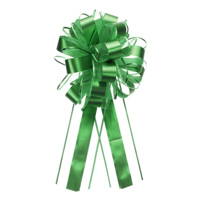 Unique Bargains Metallic Gift Wrapping Large Pull Bow for Wedding Baskets Presents 20 Pcs