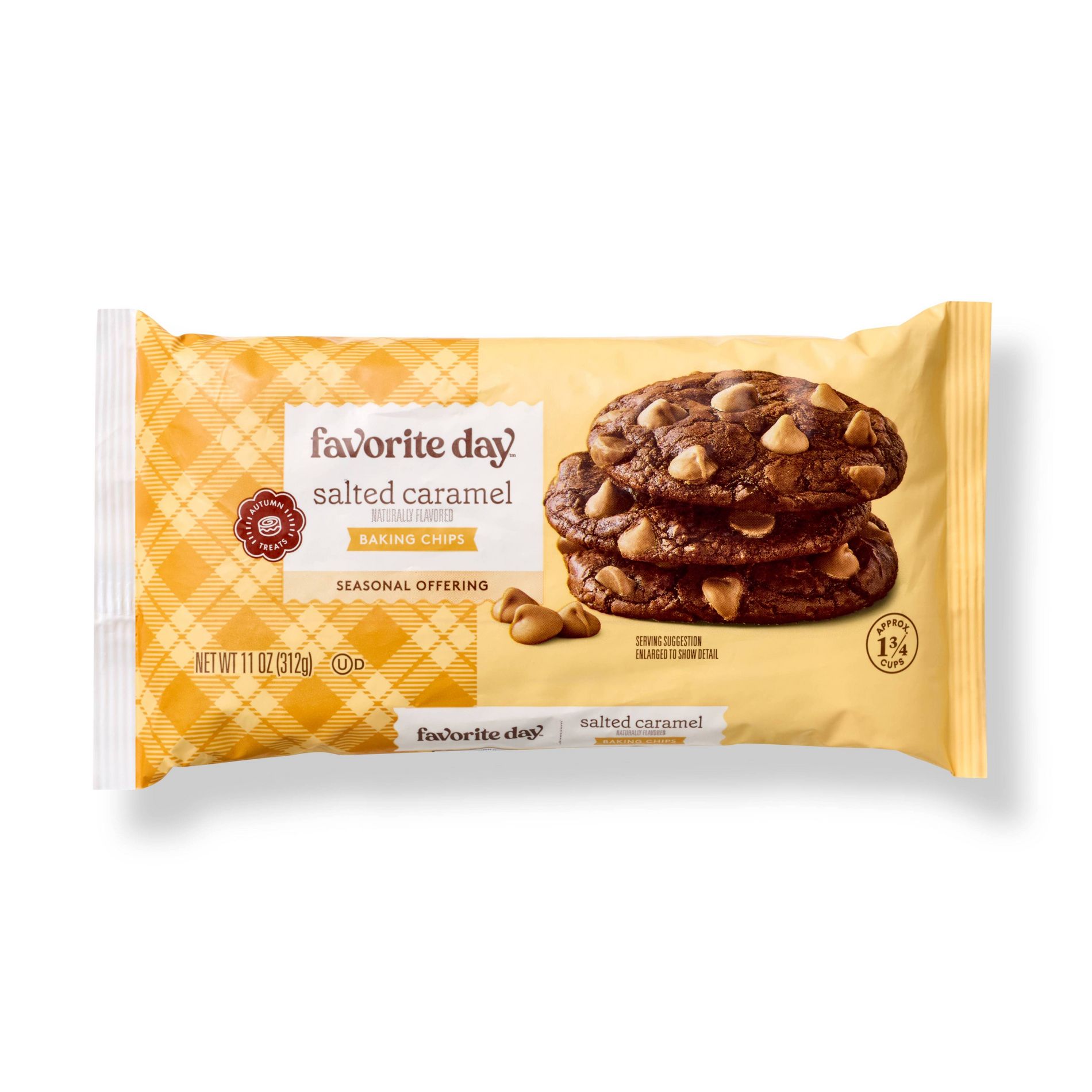 Salted Caramel Baking Chips - 11oz - Favorite Day™