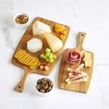 Lakeside Rectangle Cutting Board - Charcuterie Serving Tray with Handle - image 2 of 2