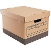MyOfficeInnovations Medium Duty 100% Recycled Storage Boxes Letter/Legal Size 12/Pack 690747 - 2 of 4