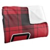 University Of Hartford Campus Plaid Spirit Silky Touch Super Soft Throw Blanket 50x60 - 3 of 4