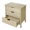 ORRD American 3-Drawer Cabinet with Lock | Quiet Bottom Slide Rail | Anti-Tip Design for Bedroom & Living Room - 3 of 4