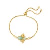Ross-Simons Jade Bumblebee Bolo Bracelet in 18kt Gold Over Sterling Size - 3 of 4
