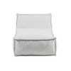 Light Gray Outdoor Bean Bag Lounge Chair,Armless Lounger with Shredded Foam Fill,Oversized Sofa-Style Bean Bag for Balcony Poolside-Coolbibila - 3 of 4