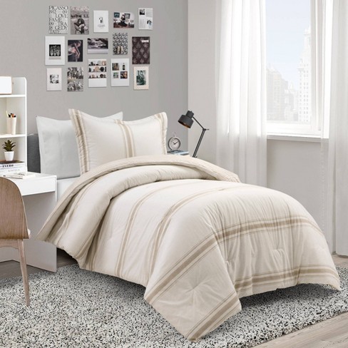 Emma Faux Fur Comforter Set, Lush Decor