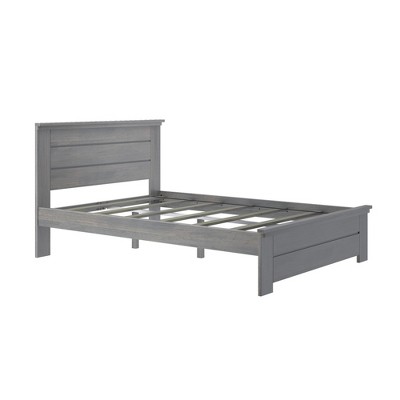 Max & Lily Farmhouse Queen Panel Bed, Driftwood : Target