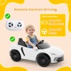 12V Ride on Car with Parental Remote Control, 2 Speeds Electric Vehicle Toy with LED Headlight , Sound System & Safe Belt for Boys Girls - 4 of 4