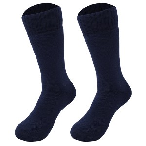 Men’s Thermal Insulated Socks – 1 Pair, Seamless Toe, Reinforced Heel, Warm & Breathable, Size 8-11.5 - 1 of 4