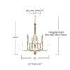 Capital Lighting Dawson 10 - Light Chandelier in  Aged Brass - 2 of 2