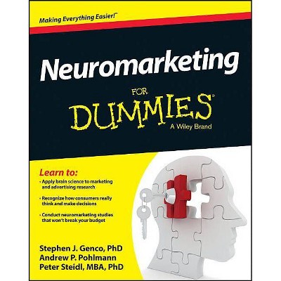 Neuromarketing for Dummies - (For Dummies) by  Stephen J Genco & Andrew P Pohlmann & Peter Steidl (Paperback)