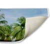 Stupell Industries Tropical Palms Overlooking Ocean Printed Plush Bath Mat And Bath Rug, Design By Seven Trees Design, 18"X30" - 2 of 4
