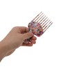 Unique Bargains Round Handle Marble Hair Insert Comb 1 Pc - 3 of 4