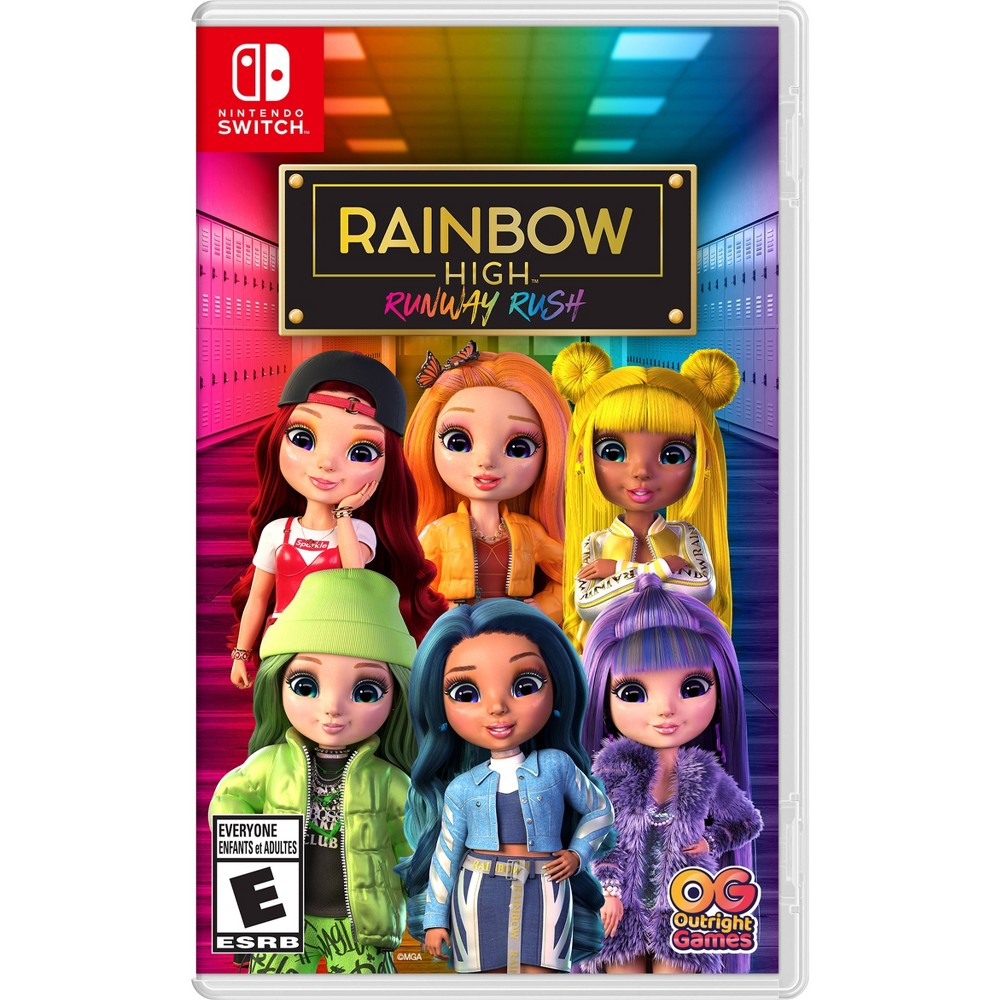 Photos - Console Accessory Nintendo Rainbow High: Runway Rush -  Switch: Adventure Game, Single Player 