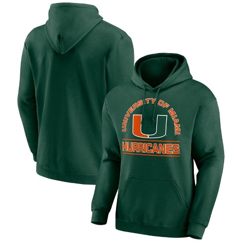 Ncaa Miami Hurricanes Men s Hooded Sweatshirt Target