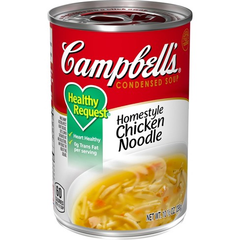 Campbell's® Condensed Healthy Request® Homestyle Chicken Noodle Soup 10 ...