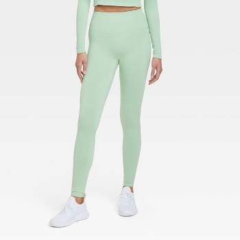 Women's Brushed Sculpt Curvy High-rise Leggings 28 - All In Motion™ Green  S : Target