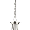 Progress Lighting Lassiter 5-Light Chandelier, Matte Black, Clear Glass Shades - 3 of 4