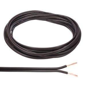 Unique Bargains Tinned Copper Insulated Heat Resistant PVC Covered 300V SPT-1 Round Wire 18AWG - 1 of 4