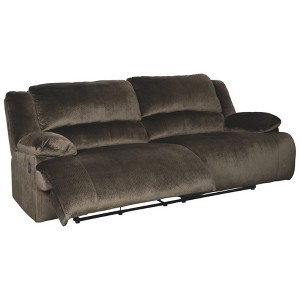 Clonmel Two Seat Reclining Sofa Chocolate Brown - Signature Design by Ashley, Brown Brown