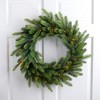Northlight Real Touch™ B/O Pre-Lit Noble Fir Christmas Wreath - 24" - Warm White LED - 2 of 4
