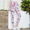 Anna-Kaci Active Women's High Rise Printed Leggings with New York Week Newspaper Graphic - 2 of 4