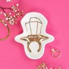 Totalee Gift This Ring Be Poppin Trinket Tray Ceramic White - 3 of 3