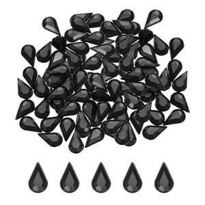 Unique Bargains Acrylic Flat Back Diamond Gems Bead for Face Painting Crafts 100 Pcs - 1 of 4