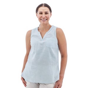Aventura Clothing Women's Devonne Split Neck Tank Top - 1 of 4