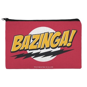 The Big Bang Theory Sheldon Bazinga Makeup Cosmetic Bag Organizer Pouch - 1 of 4