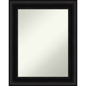 Amanti Art 24" x 30" Non-Beveled Parlor Black Wall Mirror : Modern Style, Polystyrene Frame, Includes Mounting Hardware - 1 of 4