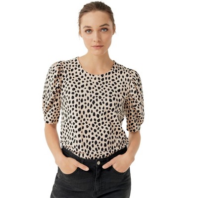 ellos Plus Size Puff Sleeve Tee