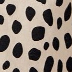 soft beige black dot