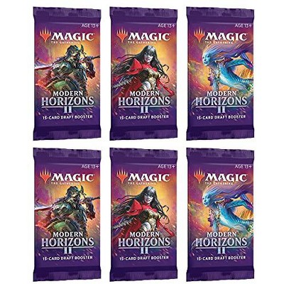 Magic The Gathering 6 Packs Magic: The Gathering Draft Booster Pack Lot MTG Modern Horizons 2