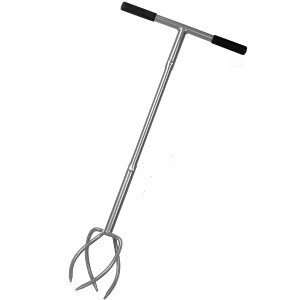 Itopfox Upgrade Twist Tiller Manual Hand Tiller Garden Claw Cultivator with Removable Big Claw, Steel Tiller Lawn Aerator Soil Loosener Gardening Bed - 1 of 4