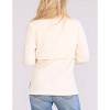 Women's Funnel Neck Pullover Nursing Sweatshirt | Motherhood Maternity - 2 of 4