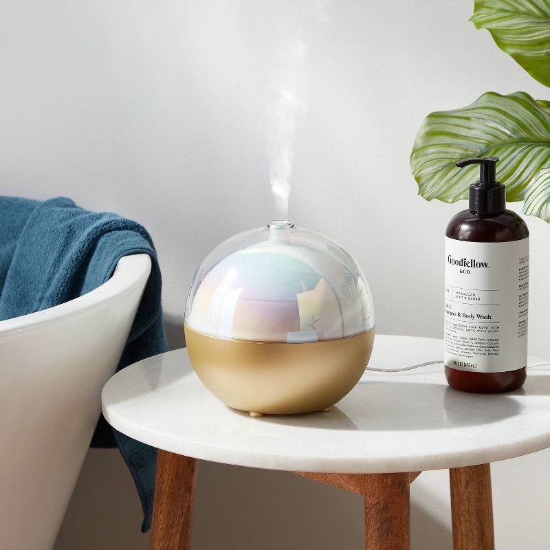 Iridescent Top and Gold Base Orb 300ml Large Diffuser - Threshold&#8482;, 3 of 5