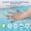 Vipbear Firm Mattress Topper Queen 3 Inch, Firm to Extra Firm Reversible Bed Topper, High-Density Memory Foam Mattress Pad with Removable Cover - 4 of 4