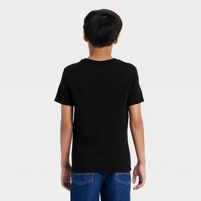 Cat & Jack Boys' 2pk Short Sleeve Basic T-Shirt - Cat & Jack™ White/Heather Gray M — фото 3
