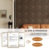 UNISOAR Wood Acoustic Wall Panels-Self-Adhesive 3D Wood Slat Wall Panel-Sound Absorbing Panels for Noise Reducing-Feature Wall Decor for Home & Office - 3 of 4