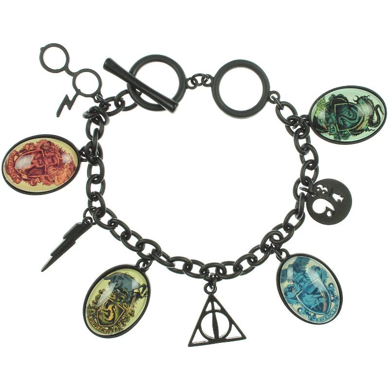 Harry Potter Eight Charm Bracelet Black, 1 of 3