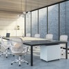 ALEXOUN Mesh Rolling Task and Office Chairs with Flip-up Arms  & Wheels,Comfortable Lumbar Support,Comfy for Home,Bedroom,Study,Student, - 2 of 4