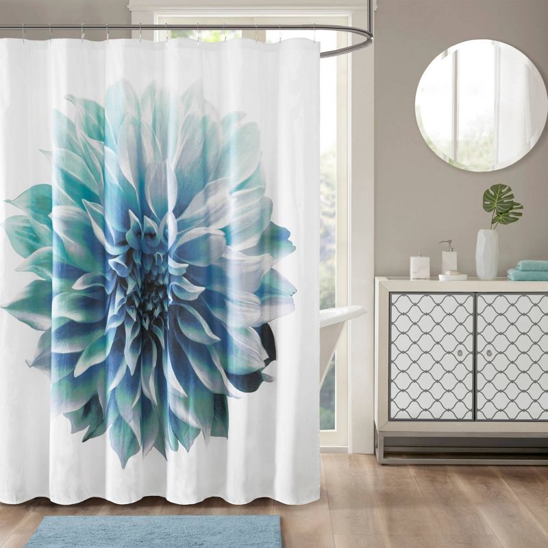 72"x72" Bridget Cotton Percale Shower Curtain, 1 of 6