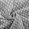 Americanflat Omala Throw Blanket in Cloud Grey and White Mini Diamond - 100% Cotton with Fringe - 50" x 60" - 4 of 4