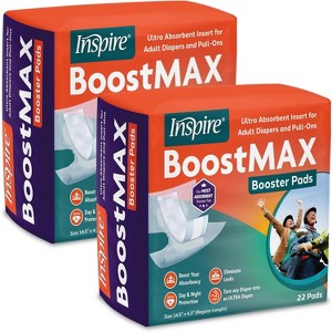 Inspire Incontinence Booster Pads Super Absorbent Absorbs Over 5 Cups! | Incontinence Pad Insert - 1 of 4