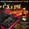 SereneLife Portable Hot Stone Massage System with Digital Temp Controller PSLMSGST40PK - 12 Stones - 3 of 4