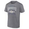 MLB Los Angeles Dodgers Men's Gray Bi-Blend Short Sleeve T-Shirt - 2 of 3