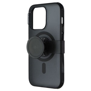PopSockets Case for MagSafe for Apple iPhone 14 Pro - Translucent Black - 1 of 3