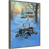 23"x30" Amanti Art the Little Snowman by Richard Courtney Framed Canvas Wall Art - 2 of 4